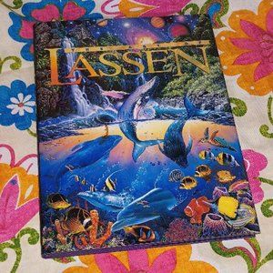 The Art of Lassen Full Size Coffee Table Book Ocean Marine Life Paintings Quotes